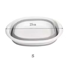 Bacias dobráveis de plástico, lavatórios portáteis, banheira dobrável para lavar roupa, adulto, bebê, banheiro, acessórios de cozinha, lavatório